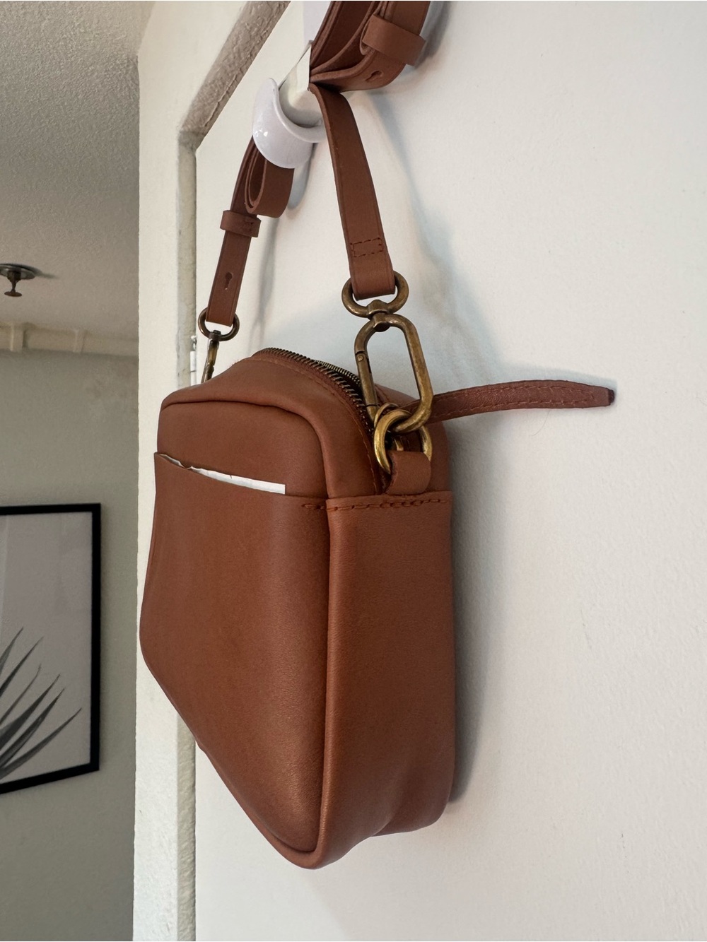 Madewell Transport Brown Leather Crossbody - Picture 9 of 14